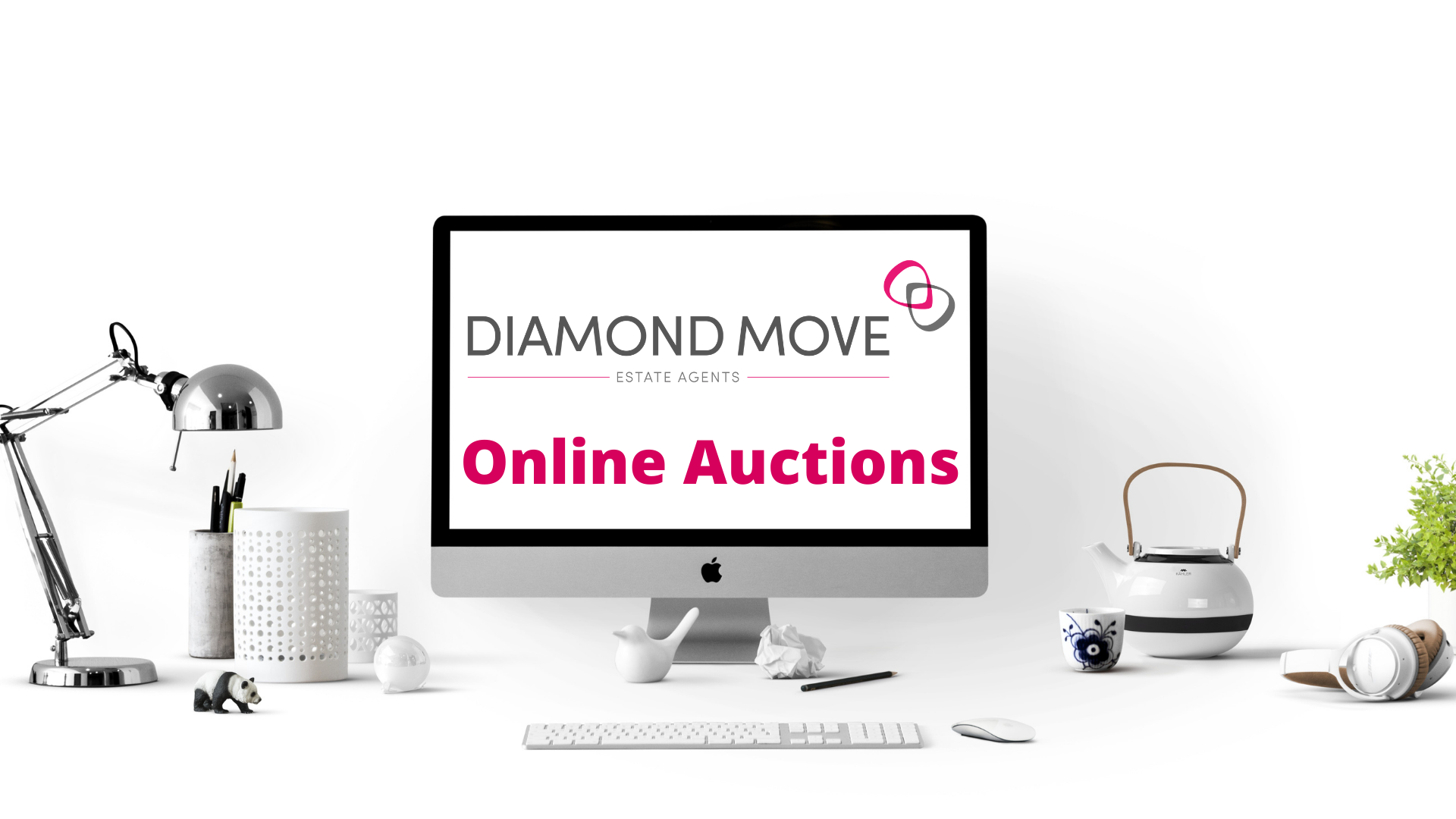 Online Auctions with Diamond Move